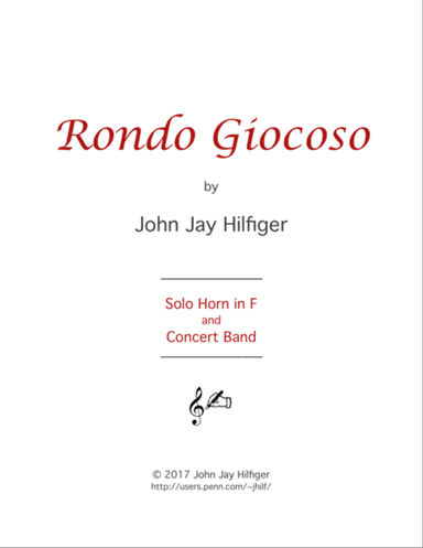 Rondo Giocoso for Horn and Band