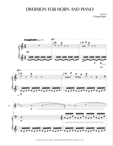 Diversion for Horn and Piano