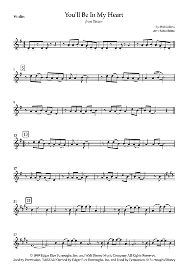 You'll Be In My Heart