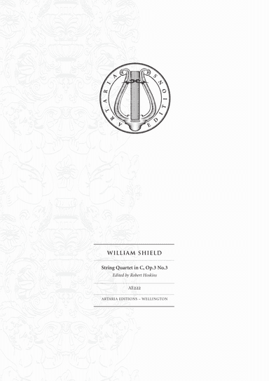 String Quartet in C major, Op. 3, No. 3 (score and parts)