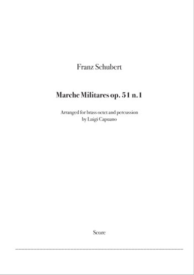 Schubert - Marche militares (Brass choir)