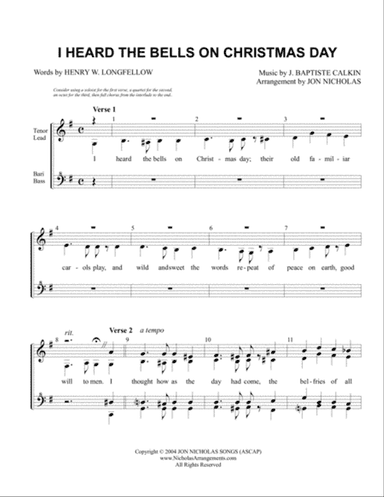 I Heard The Bells On Christmas Day