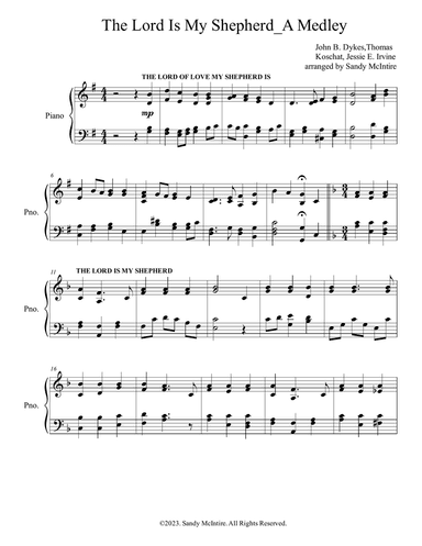 The Lord Is My Shepherd_A Medley