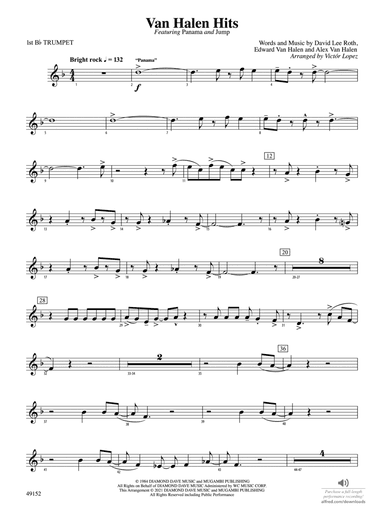Van Halen Hits: 1st B-flat Trumpet