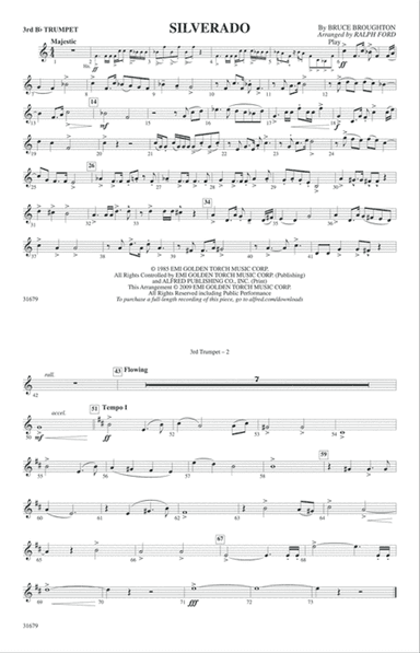 Silverado: 3rd B-flat Trumpet