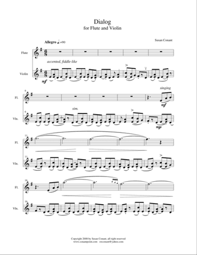 Dialog for Flute and Violin