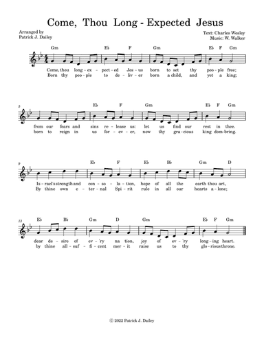 Come Thou Long-Expected Jesus
