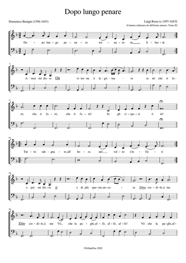 Dopo lungo penare (F Major)
