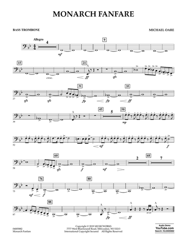 Monarch Fanfare - Bass Trombone