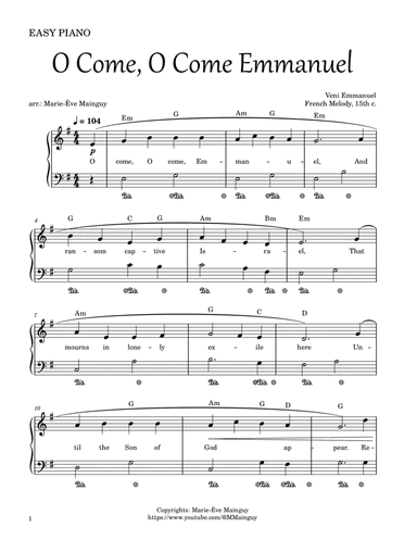 O Come O Come Emmanuel
