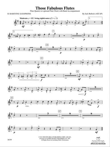 Those Fabulous Flutes: E-flat Baritone Saxophone