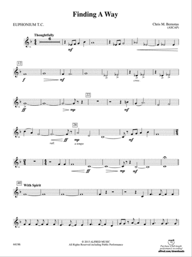 Finding a Way: Baritone T.C.