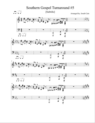 Southern Gospel Turnaround #5