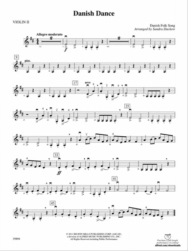 Danish Dance: 2nd Violin