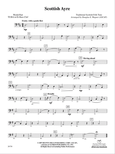 Scottish Ayre: (wp) E-flat Tuba B.C.