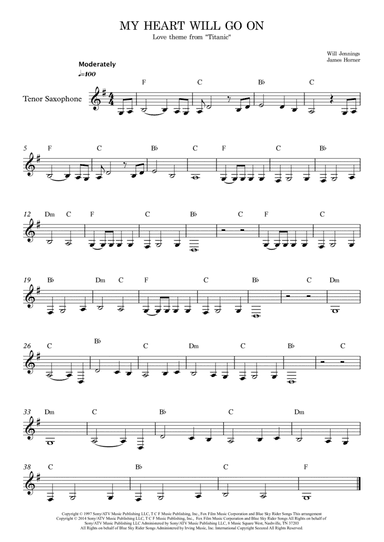 My Heart Will Go On (love Theme From 'titanic')