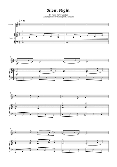 Silent Night (Stille Nacht)