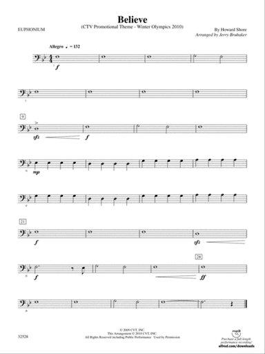 Believe (Winter Olympics 2010): Baritone B.C.