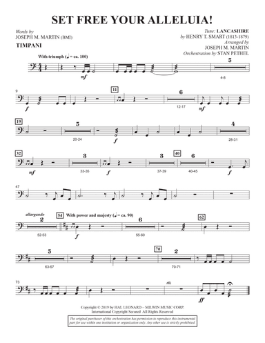 Set Free Your Alleluia! - Timpani