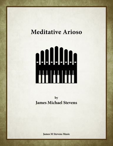 Meditative Arioso - Organ Solo