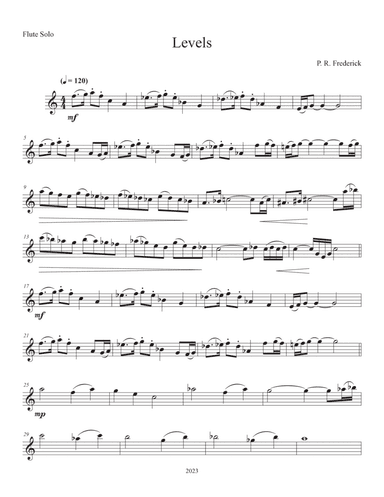 Levels (Flute Solo)