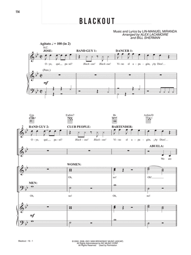 Blackout (Music from the Original Motion Picture Soundtrack, In The Heights)
