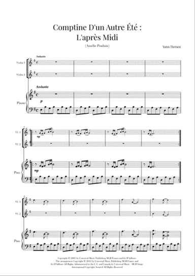 Comptine D'un Autre Été: L'après-midi