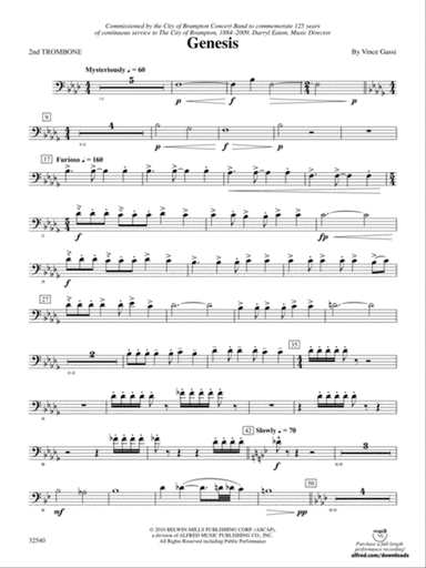 Genesis: 2nd Trombone
