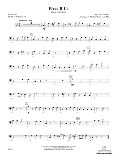 Elves R Us (Based on Toyland): (wp) B-flat Tuba B.C.