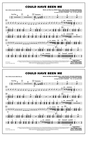Could Have Been Me (arr. Matt Conaway) - Multiple Bass Drums