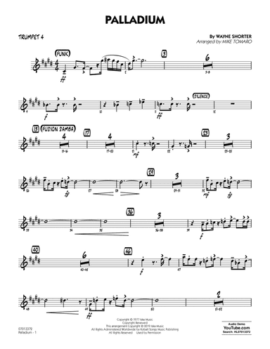 Palladium (arr. Mike Tomaro) - Trumpet 4