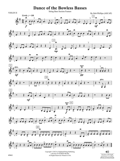 Dance of the Bowless Basses: 2nd Violin