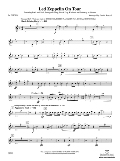 Led Zeppelin on Tour: 1st F Horn