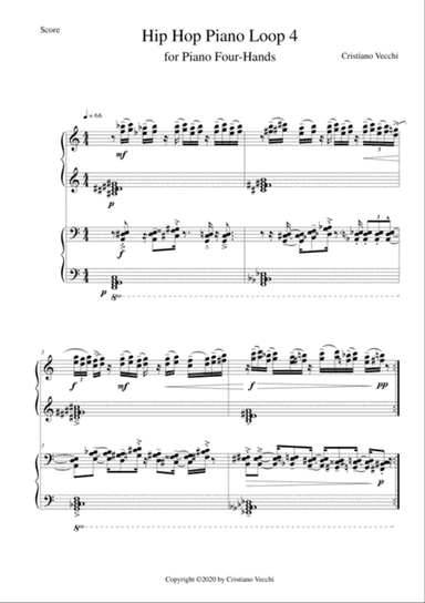 Hip Hop Piano Loop 4