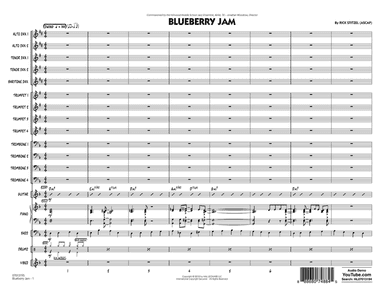 Blueberry Jam - Conductor Score (Full Score)