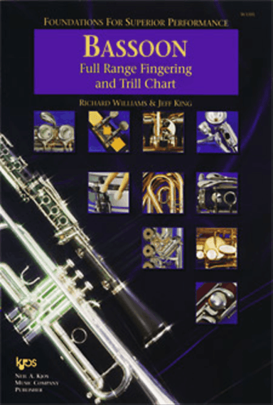 Foundations For Superior Performance Full Range Fingering and Trill Chart-Bassoon