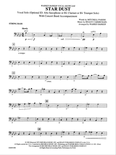 Star Dust: String Bass
