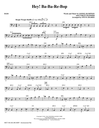 Hey! Ba-Ba-Re-Bop - Bass