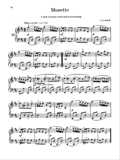 Bach: First Lessons in Bach (Ed. Carroll)