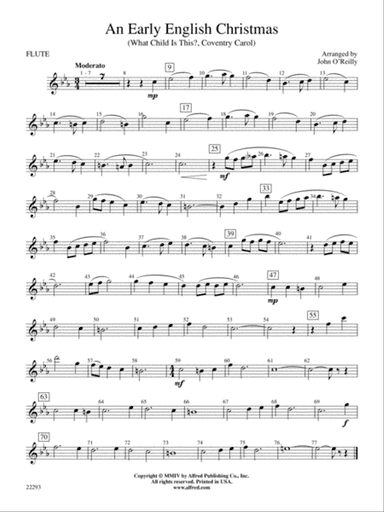 Early English Christmas: Flute