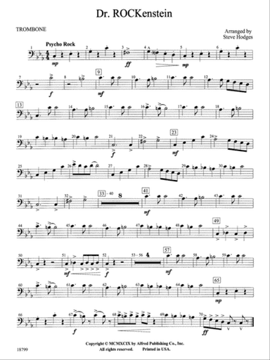 Dr. Rockenstein: 1st Trombone