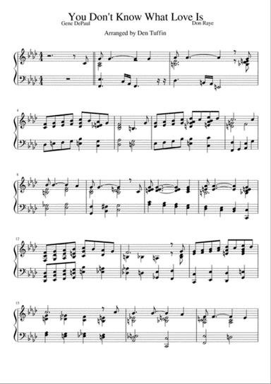 You Don't Know What Love Is