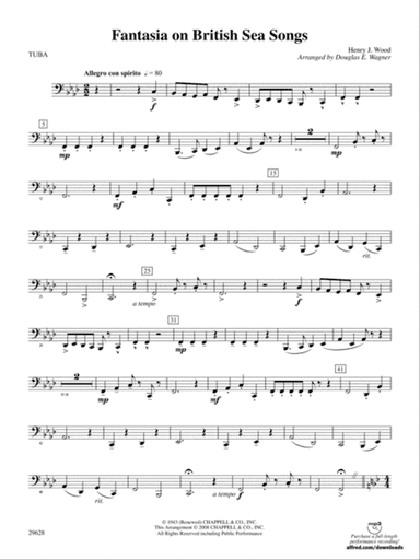 Fantasia on British Sea Songs: Tuba