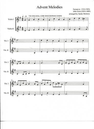 Advent Melodies