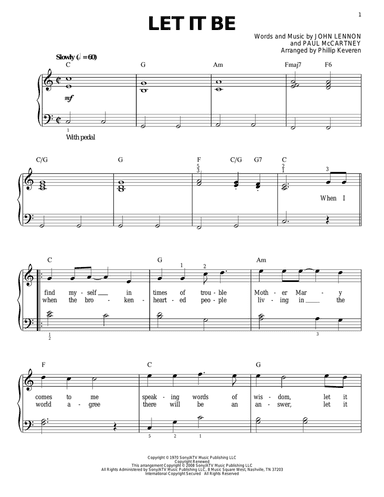 Let It Be (arr. Phillip Keveren)