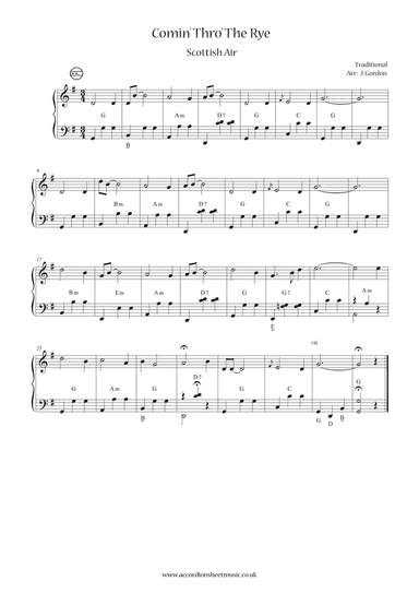 Comin' Thro' The Rye