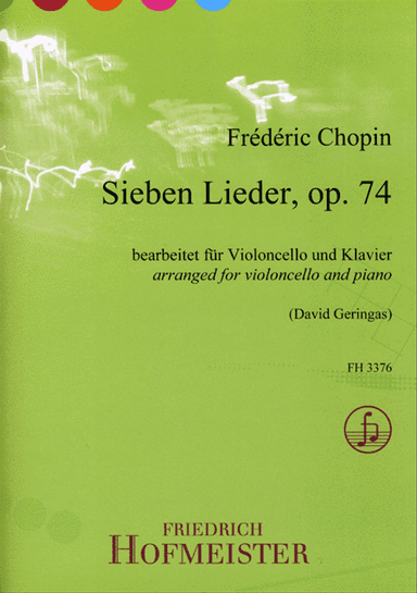 Lieder ohne Worte, op. 74