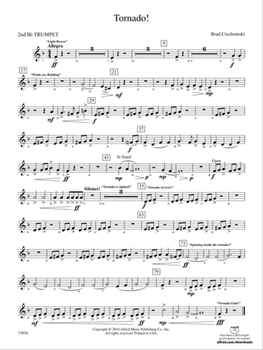 Tornado!: 2nd B-flat Trumpet