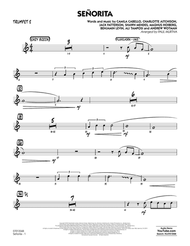 Senorita (arr. Paul Murtha) - Trumpet 2