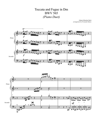 Toccata and Fugue in D Minor, BWV 565